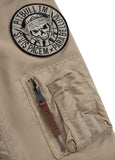 Men's jacket MA-1 Logo - Sand