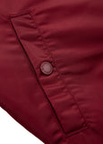 Men's jacket MA-1 Logo - Burgundy