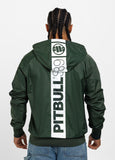 Men's hooded jacket Athletic Hilltop - Dark green