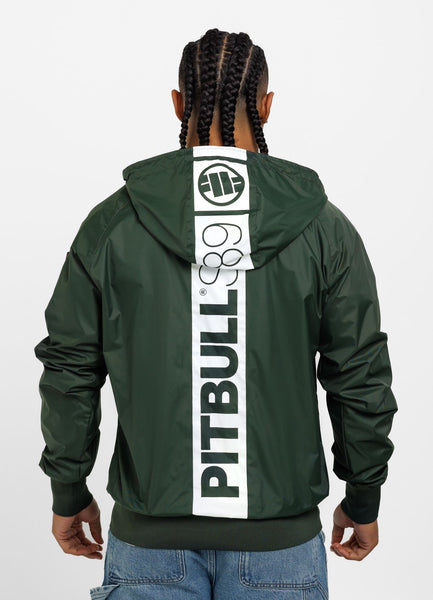 Men's hooded jacket Athletic Hilltop - Dark green