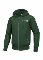 Men's hooded jacket Athletic Hilltop - Dark green
