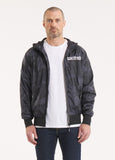 Men's hooded jacket Athletic Logo - All Black Camo