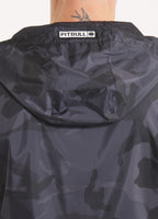 Men's hooded jacket Athletic Logo - All Black Camo