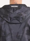 Men's hooded jacket Athletic Logo - All Black Camo