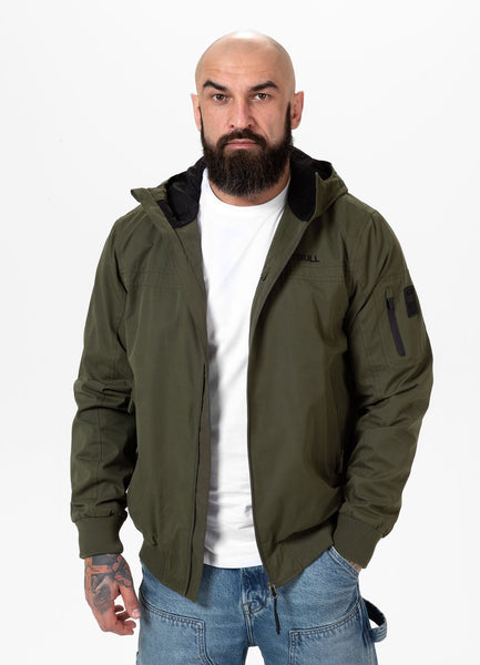 Men's hooded jacket Longwood - Olive