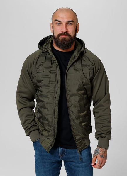Men's hooded jacket Roxton - Olive