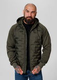 Men's hooded jacket Roxton - Olive