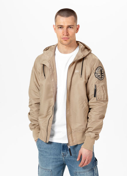 Men's hooded jacket Starwood II - Sand