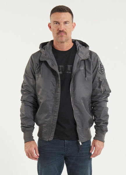 Men's hooded jacket Starwood II - Graphite