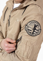 Men's hooded jacket Starwood II - Sand