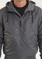 Men's hooded jacket Starwood II - Graphite