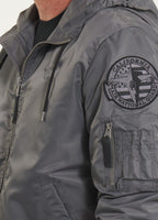 Men's hooded jacket Starwood II - Graphite