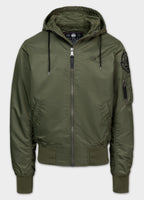 Men's hooded jacket Starwood II - Olive