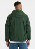 Men's hooded jacket Whitewood - Dark green
