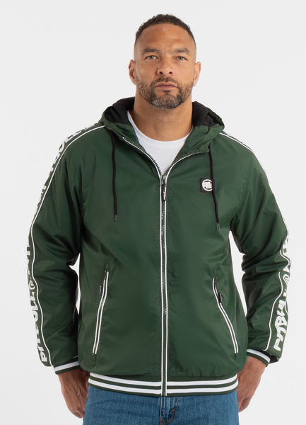Men's hooded jacket Whitewood - Dark green