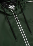 Men's hooded jacket Whitewood - Dark green