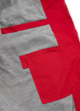 Men's hooded jacket Cabrillo Summer - Red