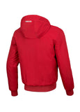 Men's hooded jacket Cabrillo Summer - Red