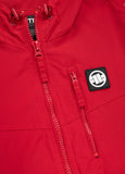 Men's hooded jacket Cabrillo Summer - Red