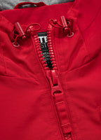 Men's hooded jacket Cabrillo Summer - Red