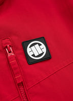 Men's hooded jacket Cabrillo Summer - Red
