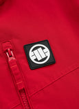 Men's hooded jacket Cabrillo Summer - Red