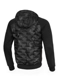 Men's hooded jacket Roxton - All Black Camo
