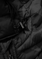 Men's hooded jacket Roxton - All Black Camo