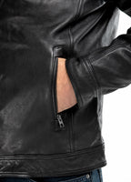 Leather jacket Hooper