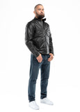 Leather jacket Hooper