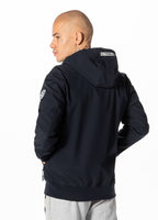 Men's hooded Softshell jacket Midway II - Navy