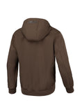 Men's hooded Softshell jacket Midway II - Dark brown