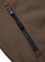 Men's hooded Softshell jacket Midway II - Dark brown