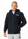 Men's hooded Softshell jacket Midway II - Navy