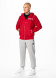 Men's hooded jacket Athletic Hilltop - Red