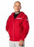 Men's hooded jacket Athletic Hilltop - Red