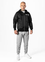 Men's hooded jacket Athletic Logo - Black