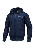 Men's hooded jacket Athletic Logo - Navy
