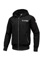 Men's hooded jacket Athletic Logo - Black