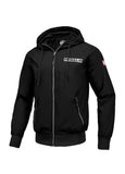 Men's hooded jacket Athletic Logo - Black