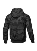 Men's hooded jacket Athletic Logo - All Black Camo