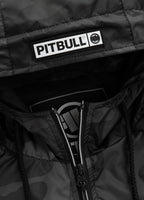 Men's hooded jacket Athletic Logo - All Black Camo