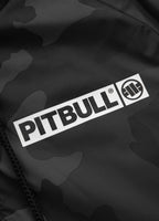 Men's hooded jacket Athletic Logo - All Black Camo