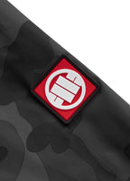 Men's hooded jacket Athletic Logo - All Black Camo