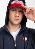Transitional hooded jacket Athletic Sleeve