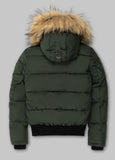 Quilted winter jacket with hood AZALEA