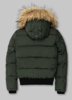 Quilted winter jacket with hood AZALEA