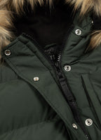 Quilted winter jacket with hood AZALEA