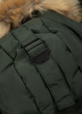 Quilted winter jacket with hood AZALEA
