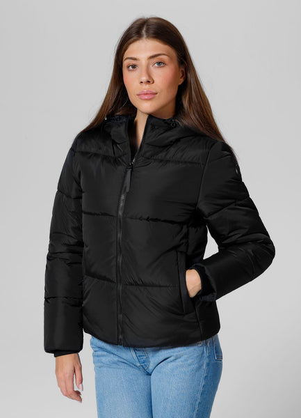 Quilted winter jacket with hood VISTA